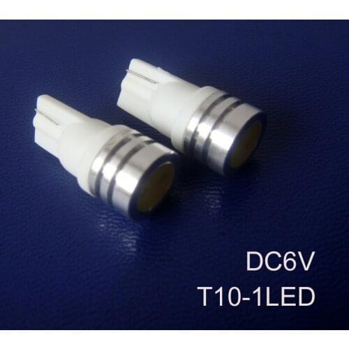 High quality 6.3V 1W led bulb 158,168,194,912,W5W,W3W,E1 W6i,501 wedge led indicator lamp Signal light free shipping 10pcs/lot