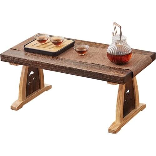 Japanese Coffee Tatami Tea Table Modern Mini Zen Simple Household Desk Suitable for Living Room, Rest Room and Office Tea Table