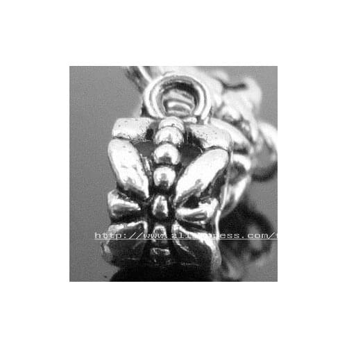 400Pcs Tibet Silver Bail style Connectors Charm Beads