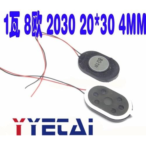 YongYeTai 1W/Watt 8R/Europe 2030 20*30 4MM Speaker Speaker