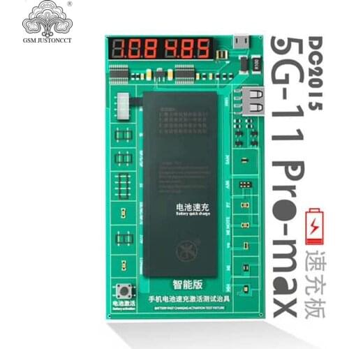 MIJING DC2015 foriphone 5-x 11pro max mobile phone Battery Quick charge Activate test fixture Charging board compatible repair