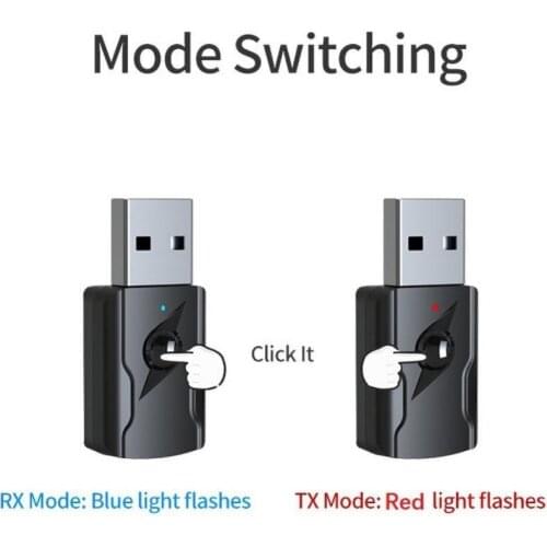 2 in 1 Wireless Bluetooth 5.0 Receiver Transmitter Adapter 3.5mm Jack For Car Music Audio Aux A2dp Headphone Reciever Handsfree