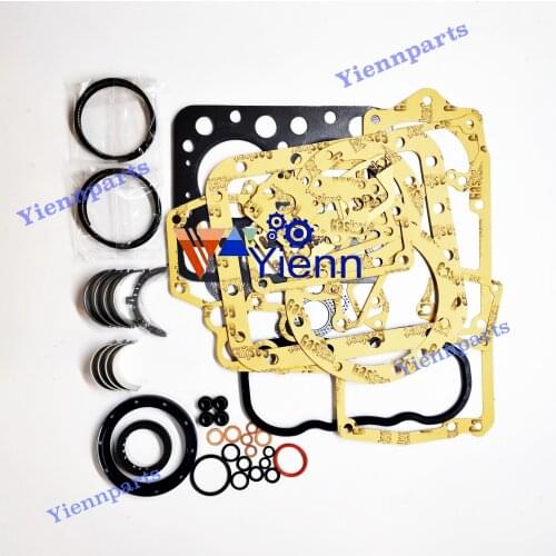 For Kubota Z620 Z620-KW Overhaul Re-ring Kit With Full Gasket Piston Ring Bearing set RX1300 Tractor Mini Excavator Engine
