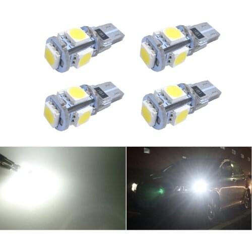 4x W5W T10 LED Bulb Car Interior Light License Plate Trunk Lamp For Lada Niva Xray Kalina Priora Vesta Largus Granta 4x4