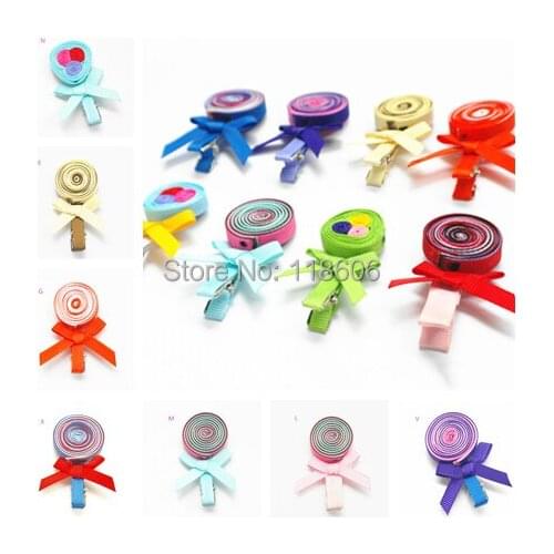 Hot Sale 120pcs/lot Childrens Day Lollipop Hair Clips Children`s Hair Accessories Free Shipping