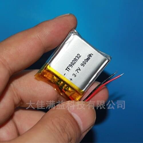 3.7V polymer lithium battery 902832 Bluetooth speaker audio DIY built-in rechargeable core 900mAh packet post Rechargeable Li-io