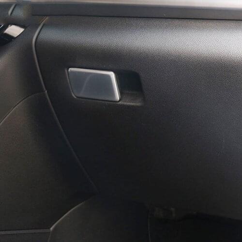 ABS Matte For Kia Optima K5 2016 2017 Car copilot glove Box handle Cover trim accessories styling 1pcs