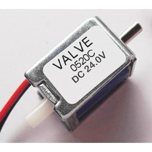 Mini Electric Solenoid Air Gas Valve Normally Open DC 24V N/O 2-position 2-way Vent Valve Sphygmomanometer Electromagnetic Valve