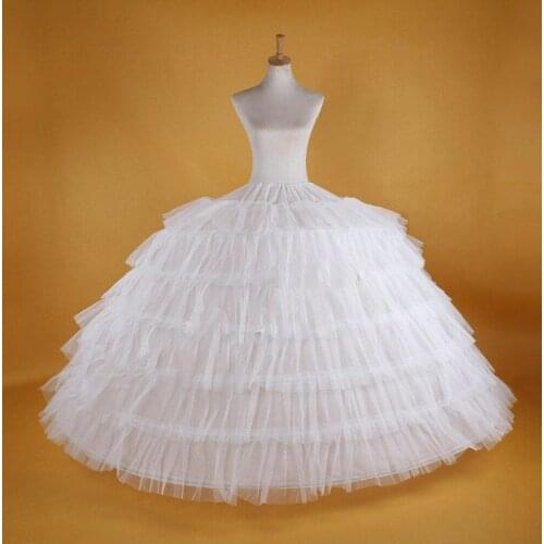 Fashion WHITE Big WEDDING BRIDAL PROM PETTICOAT UNDERSKIRT CRINOLINE
