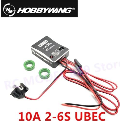 Hobbywing 10A 2-6S UBEC Module UBEC-10A External Switching Moduel DC-DC Regulator