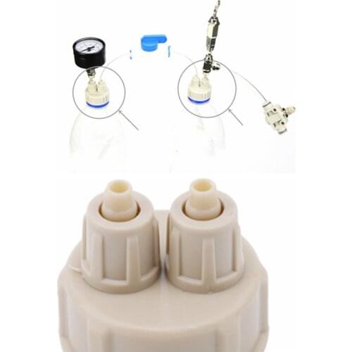 Aquarium CO2 System Pro Tube Valve Guage Bottle Cap Kit Fish Tank Live Plant DIY Air Diffuser Generator Tool Part Kit Supplies
