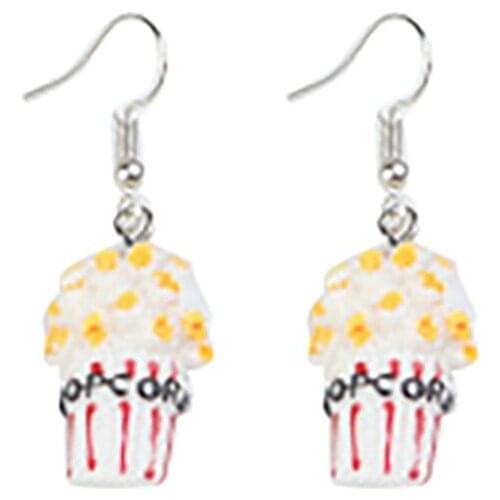 New Design Women Lovely Interesting Food Dessert Cake Earrings Girls Decorative Ornaments Jewelry Valentines Day Gift Delicate