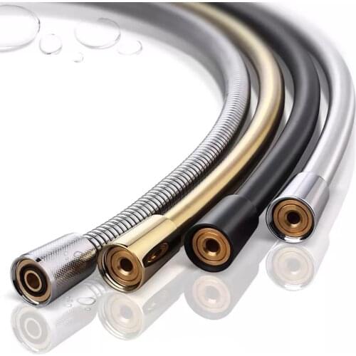 New Bathroom Shower Hose High Pressure PVC Handheld Shower Plumbing Flexible Hose GI/2 Universal Interface Anti Winding Fixture