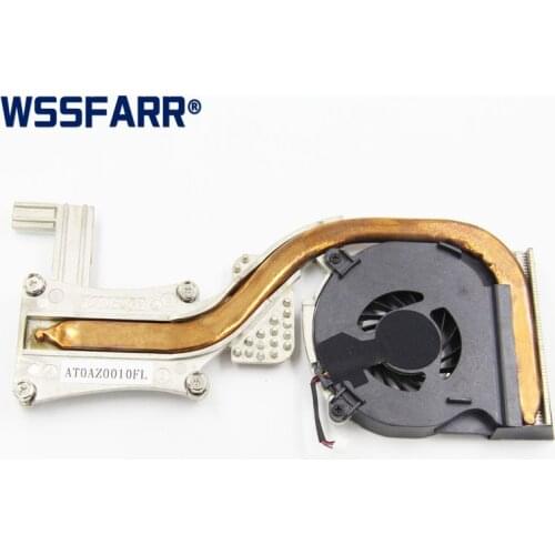 Original laptop CPU heatsink fan for DELL Latitude E6410 radiator & fan cooling fan DP/N 0KTPRC AT0AZ0010VL