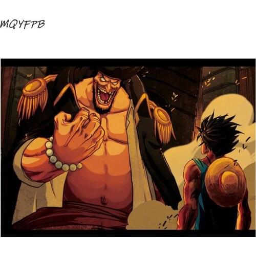 Japanese Anime Kraft Paper Poster Home Room Bedroom Wall Decoration Painting Core 50.5x3cm