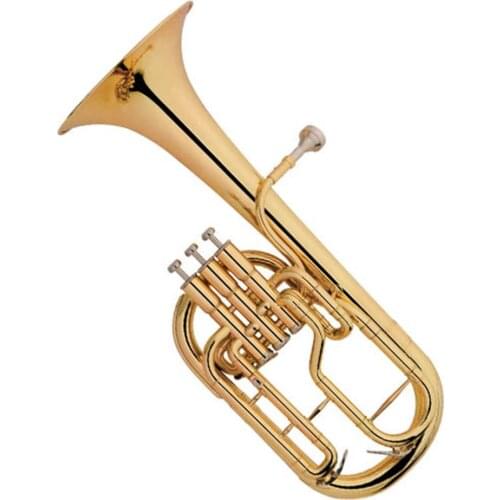 Popular grade gold lacquer Tone Eb brass Alto Horn