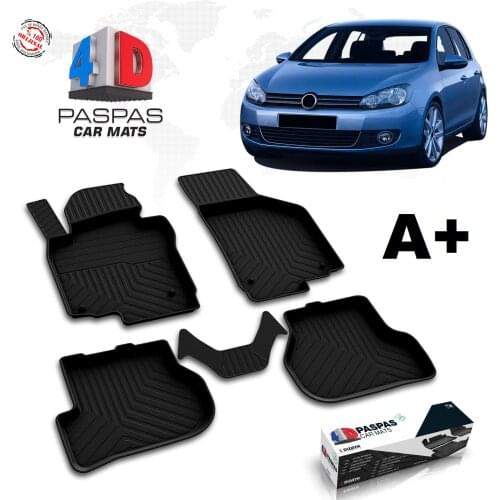 FOR VOLKSWAGEN GOLF 6 GTI BRAND RUBBER MAT LUGGAGE POOL SLIP-RESISTANT CARPET UPHOLSTERY ACCESSORIES MODIFIED 2010 2011 2012 2013 2014 MODEL