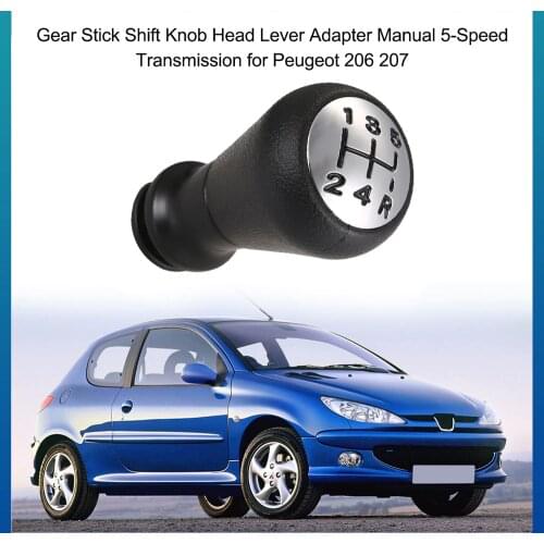 1 Set 5 Speed Manual Car Gear Shift Knob Brand New Plastic Gear Shift Knob Fit for Peugeot 106 107 205 206 207 306 307 308 405