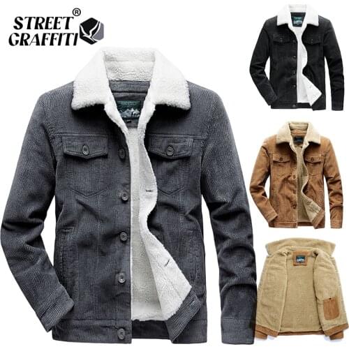 Мужские вельветовые куртки STREET GRAFFITI China At AliExpress