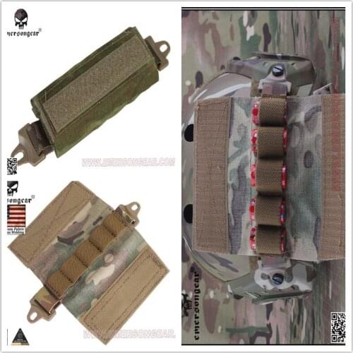 Emersongear Helmet Accessory Pouch Counter Weight Bag Tactical Utility MOLLE EM8826 Coyote Brown Black Multicam AOR1 ATFG AOR2