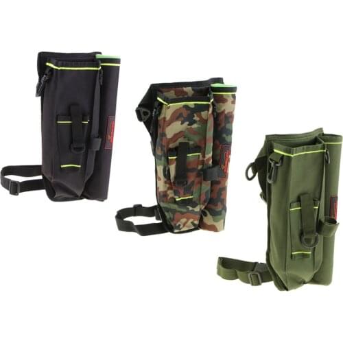 Fishing Rod Bag Multi-function Nylon Fishing Waist Pack Drop Leg Bag with Fishing Tackle Storage Box Case
