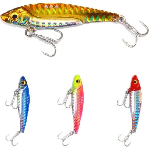 VIB Vibration Lure 3D Fisheyes Outdoor Sea Boat River Fishing Artificial bait lifelike Fishing Lures Fishing Tools