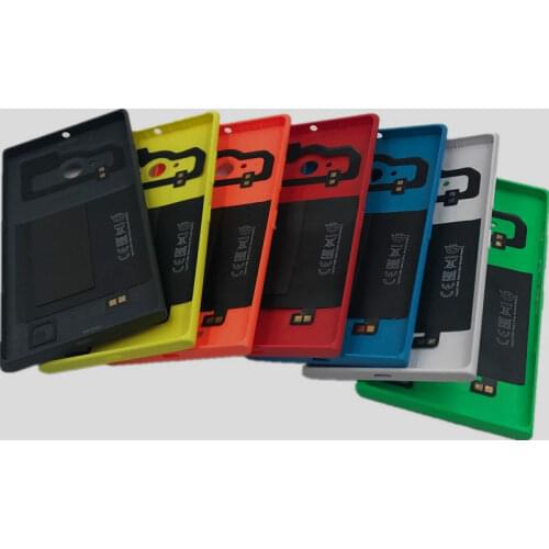 Back Cover For Nokia Lumia 730 735 Battery Case With NFC Batteries Door Housing Rear Case Phone + Side Buttons Phone Repair Part