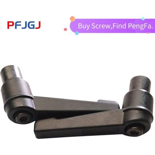 Peng Fa 1pc M5 M6 M8 M10 M12 Adjustable Handle Lever Clamping Handles Thread Metal Knob Machinery Tools