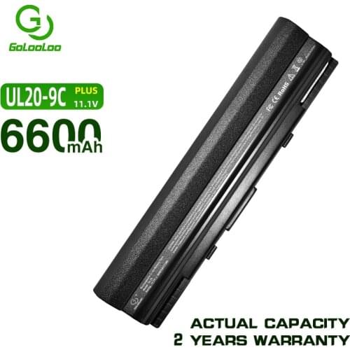9 cells Laptop Battery For Asus Eee PC 1201 1201T UL20 UL20A X23 Pro23 90-NX62B2000Y 90-XB0POABT00000Q 9COAAS031219 A32-UL20