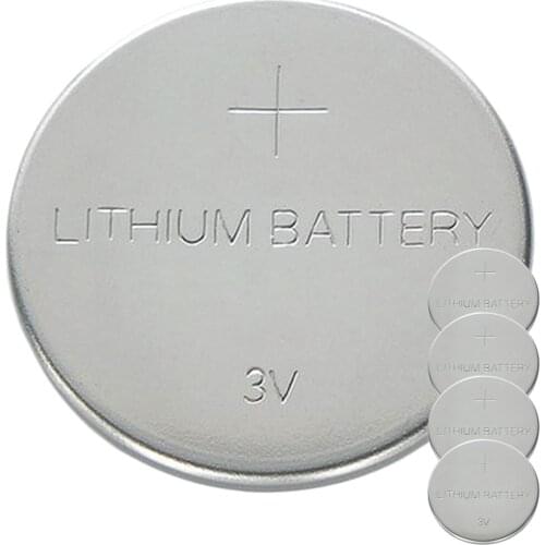 BeMatik-3V button lithium battery CR2450 5 PCs
