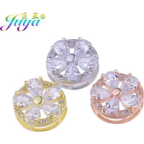 Juya DIY Womens Jewelry Beads Supplies Handmade Decoration Flower Charm Beads Accessories For Handmade Beadwork Jewelry Making