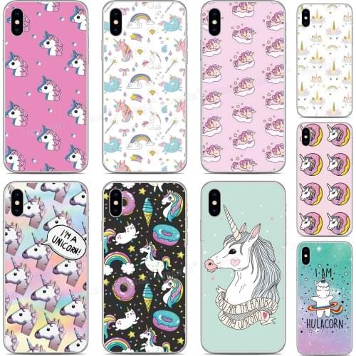 Cute Unicorn Cover For ZTE Blade V2020 Libero S10 A3 A5 A7 2020 L8 2019 Axon 10 11 Pro 5G V9 V10 Vita A7s 20 Smart Phone Case