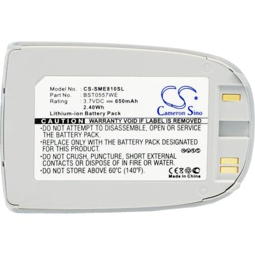 CS 650mAh 2.41Wh battery for Samsung SGH-E810, SGH-E815, SGH-E818 BST0557WE