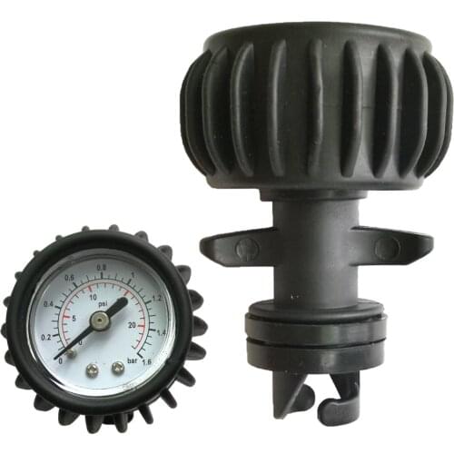 Air Pressure Gauge For inflatable boat rowing boat Raft Kayak Monitors Meter From 0-8 psi