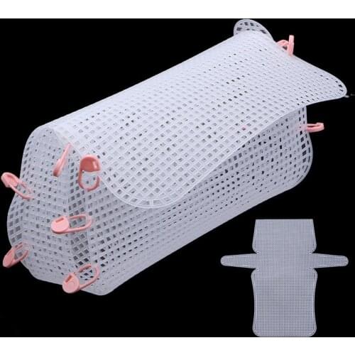 Auxiliary Knitting & Weaving Plastic Mesh Sheet Chenille Gold Velvet DIY Bag Accessories Easy Knit Helper