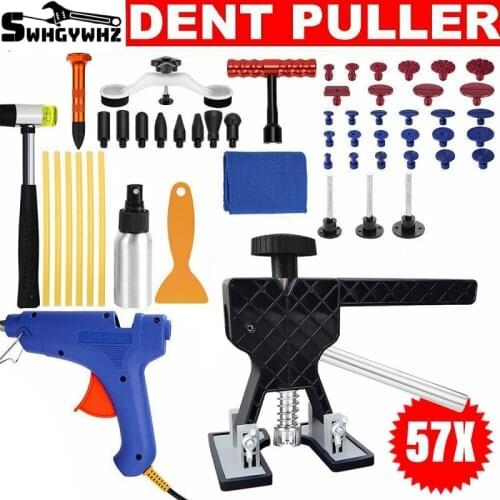 Tools Dent Lifter Details about 57PCS Dent Puller Lifter Paintless Dent Removal Tools Car Body Hail Repair Kit Tools