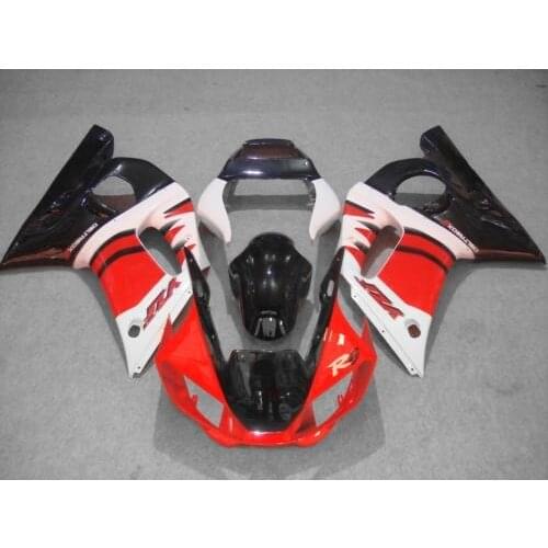 Motorcycle Fairing kit for YAMAHA YZFR6 98 99 00 01 02 YZF R6 YZF600 1998 2000 2002 ABS Red white black Fairings set+7gifts YD28
