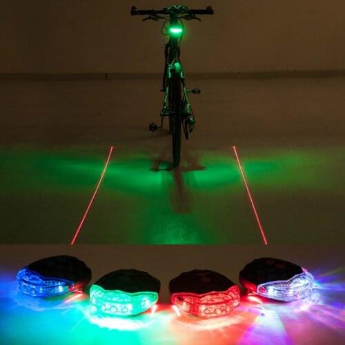 Laser Taillight MTB Bicycle Lights Gypsophila Parallel Warning LED Lights Riding Equipment