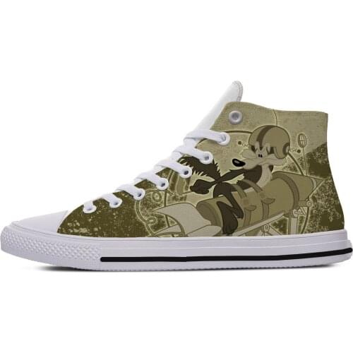 2019 Hot Latest Wile E Coyote Classic Shoes Man/Waman Lightweight Fashion Breathable Casual Canvas Shoes High Help Sneakers