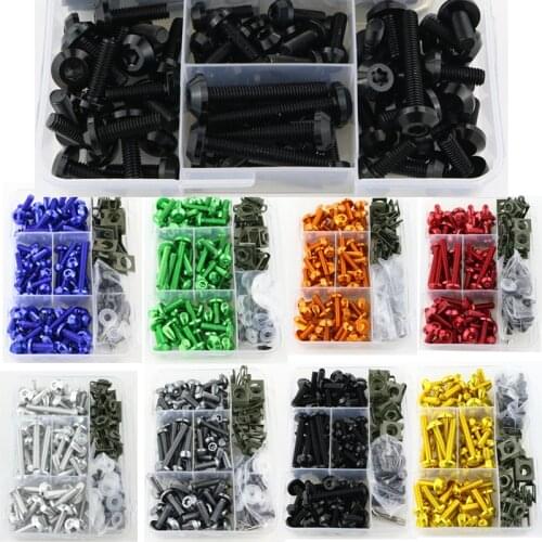 Motorcycle CNC Full Fairing Bolt Kits Bodywork Screws Fit For BMW F650GS F700GS F800GS S1000RR S1000R HP4 R1150R R1200R R1200GS