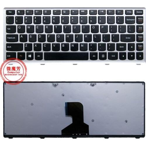 US NEW keyboard For Lenovo Z400 Z400A P400 Z400T Z400P English laptop silver