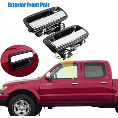 Pair Front Left Driver and Right Exterior Door Handle for Toyota Tacoma 1995-2004 Hilux 02-12 69220-35020 69210-35020