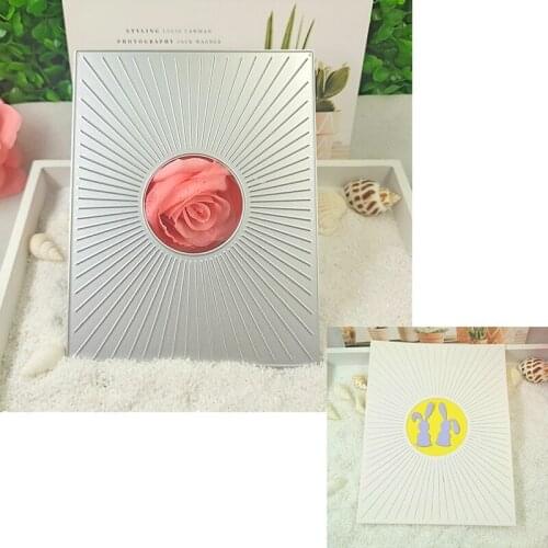 Suitable for Christmas metal cutting die and DIY scrapbook album 3D creative greeting card making line frame 2021 NEW
