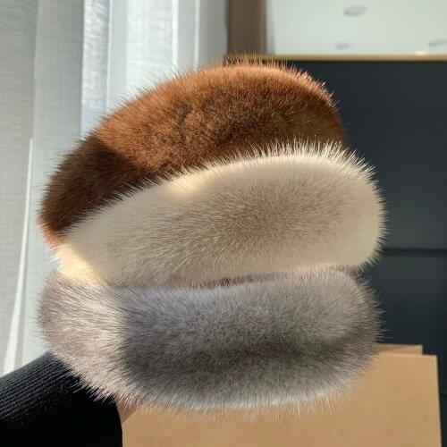 Soft Plush Headband for Woomen Girls Autumn&Winter Thick Hairdband Wide Hair Accessories Headwear Kawaii Hairbands 8 Colors