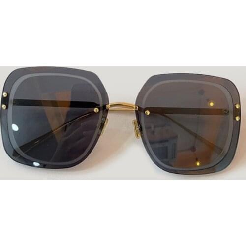 2020 Retro Sunglasses Women Brand Designer Fashion Rimless Gradient Sun Glasses Shades Lens Ladies Frameless Eyeglasses