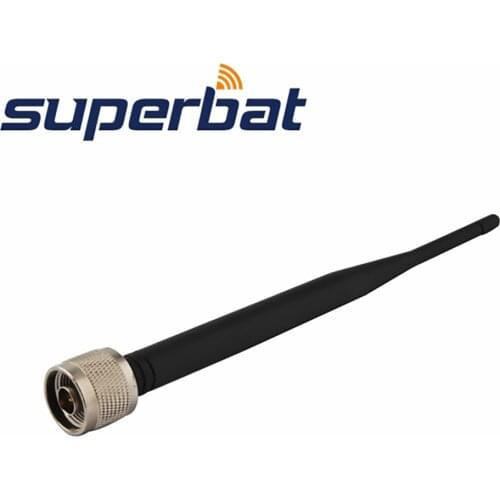 Superbat 2.4GHz 5dBi Omni Wireless WIFI Antenna N Plug Connector for Wireless Router D-LinkR LinksysR Rubber Duck Aerial Booster