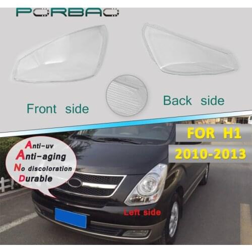 Headlight Transparent Glass Lens Cover Case Mask for H1 Headlamp Clear Auto Shell-Cover 10-13 Replacement DIY