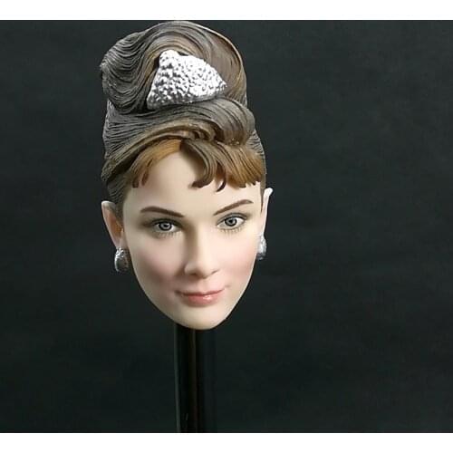 1/6 Breakfast at Tiffanys Audrey Hepburn Head Sculpt F 12" Female Figure Body