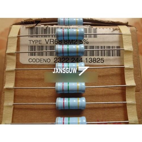 10PCS NEW Original VISHAY 5% 3W8.2M 6.5X16MM blue Resistance 3W 8.2M Film Resistor 8.2M 3W 8M2 8200K