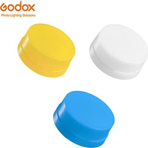 3PCS Color kit Flash Diffuser Cover For GODOX V1C V1N V1S V1F V1O Camera Flash Speedlight Soft Box Case Flash Accessories